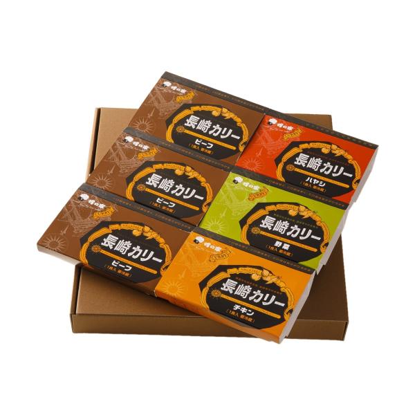 カレー 蜂の家 蜂の家 長崎カリーバラエティ 6P(ビーフ200g×3、野菜カレー200g×1、チキンカレー200g×1、ハヤシ200g×1) /カレー 蜂の家カレー ビーフカレー
