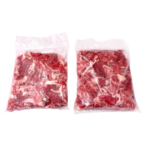 牛肉 1kg [三協畜産] 熊本和牛あか牛切り落とし 1kg(500g×2) /牛肉 お肉 赤牛 国産 熊本県 阿蘇 煮物 炒め物