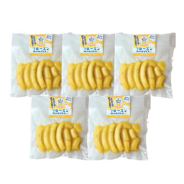 バナナ プランター フローズン瀬戸内ばなな 100g×5パック /フルーツ 果物 バナナ 冷凍フルーツ 国産 スムージー 瀬戸内バナナ ジュース