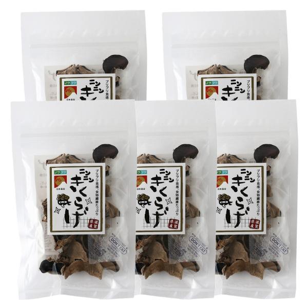 原材料:あらげきくらげ原料原産地名：滋賀県産地:日本内容量:10g×5温度帯:常温アレルギー表示:なしメーカー名:株式会社KOHDEN  滋賀県湖南市大阪府湖南市柑子袋278番地◆商品説明◆ニンニンきくらげは、忍者の里・甲賀市で栽培されてい...