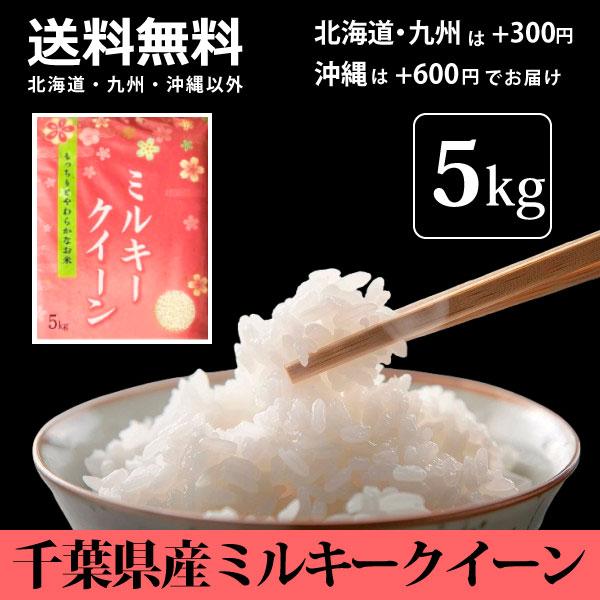 米 お米 ミルキークイーン 千葉県産 5kg 令和7年産 白米 もちもち 冷めても美味しい おにぎり お弁当 ご注文後に精米 送料無料 一部地域加算