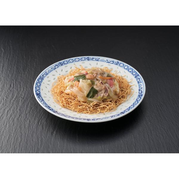 「長崎皿うどん　サラウドン×６」　パリパリの揚げ麺に、国産野菜を使用した熱々のあんをかけてお召し上がりください。　G0002_25_07