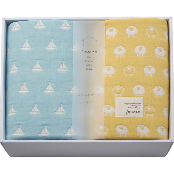 「ふわら　六重織ガーゼケット２枚セット」　六重に織っているので使うたびに層と層の間に空気がたまり、風合いが増します。手になじんでいく過程が愛着感を引き出します。　G0006_25_05