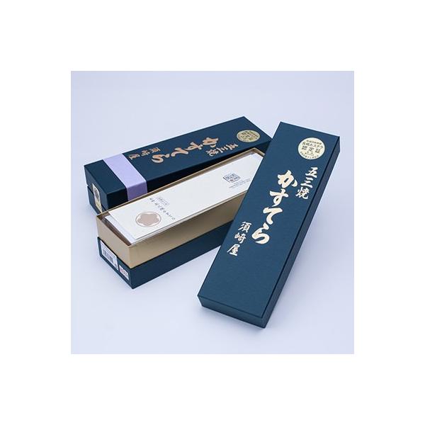 【素材にこだわり、職人の技と心を全て投入して一枚ずつ丹念に焼き上げた五三焼カステラ2本セットです。】創業慶応3年（1867年）、江戸時代から続く長崎県南島原市の知る人ぞ知るカステラの老舗「須崎屋」。5代目店主が50年以上のカステラ職人の集大...