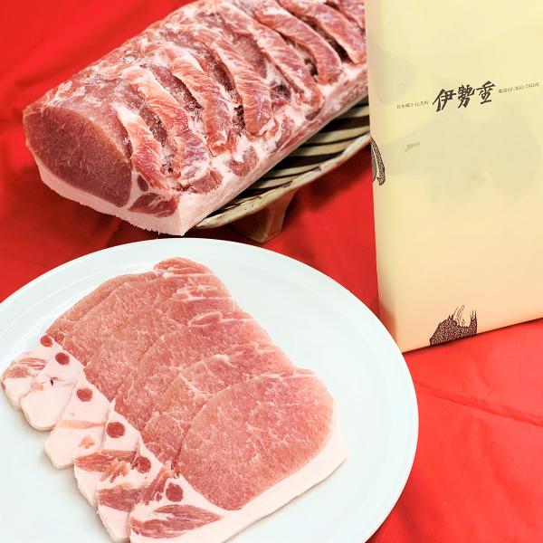 輝ポーク 豚ロース肉 カツ用 100g×5 国産 きらきらポーク 豚肉 ロース とんかつ  豚カツ 銘柄豚 東京 伊勢重