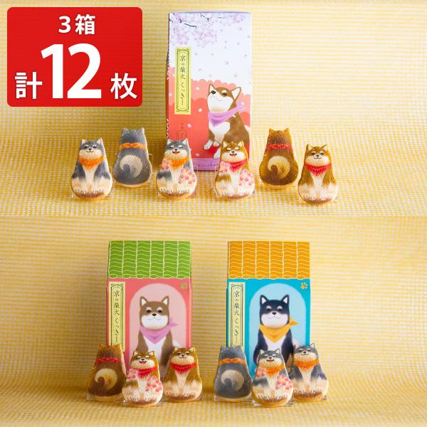 京都 まいこと 京の柴犬くっきー ギフト 3枚入2箱 6枚入1箱 セット クッキー 個包装