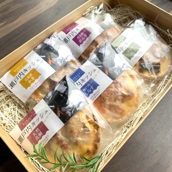 「瀬戸内キッシュ おうちシェフ 海の幸 5種詰め合わせ」は、おだやかな瀬戸内海で育まれた海の幸をキッシュにしました。フレンチシェフが作る創作キッシュです。まるで自宅にシェフがいるような、プロの味をお届けします。サクッとしていてクリーミーで、...