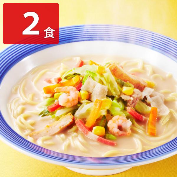 具材にたっぷりの国産野菜と、揚げかまぼこ、豚肉、はんぺん、えびを使用した「リンガーハット 長崎ちゃんぽん」です。食べごたえのあるもっちり食感の太麺とコク深いミルキーなスープで専門店の味をお楽しみください。冷凍でお届けしますので、加熱してから...