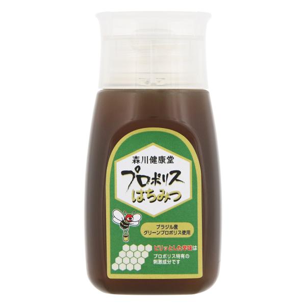 カナダ産はちみつにブラジル産グリーンプロポリスをブレンドした「森川健康堂 プロポリス はちみつ」です。プロポリスのピリッとした辛味がクセになります。そのまま美味しくお召し上がりいただけます。お湯に溶いて、レモンを絞ってお召し上がりいただくの...