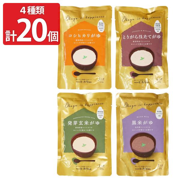 新潟 ヒカリ食品 おかゆ 詰め合わせ アソートセット レトルトお粥