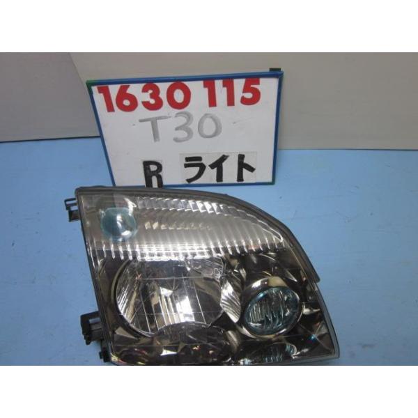 エクストレイル TA-T30 右 ヘッド ランプ ライト ASSY 2000 X KX4 銀