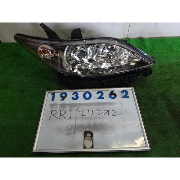 エリシオン DBA-RR1 右 ヘッド ランプ ライト ASSY G NH683P ブルー