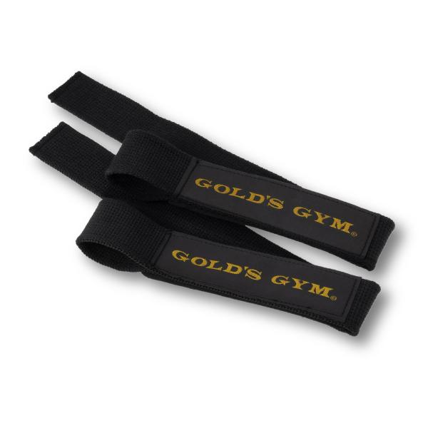 ゴールドジム(GOLD'S GYM) 耐久性 元祖リストストラップ 初心者〜上級者 鍛えたい部位に集中 握力補助 背中 懸垂 ラットプルダウン デッド