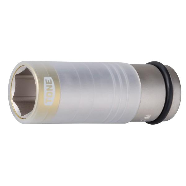 トネ(TONE) プロテクター付インパクト用薄形ホイルナットソケット 4AP-21N 差込角12.7mm(1/2