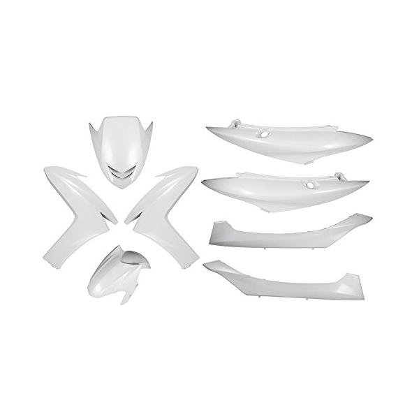 バイクパーツセンター(Bike Parts Center) 外装セット 8点セット ホワイト 白 カウル 塗装済み 純正タイプ ヤマハ マジェスティS