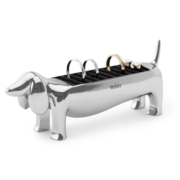 【公式】umbra DACHSIE ジュエリー収納 リングホルダー アクセサリー収納 クロム ダックスフント