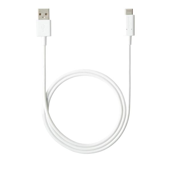 docomo ドコモ純正品 USBケーブル A to C 02 / 1.0m 充電＆データ転送対応 Type-Cケーブル ホワイト (AHD59226