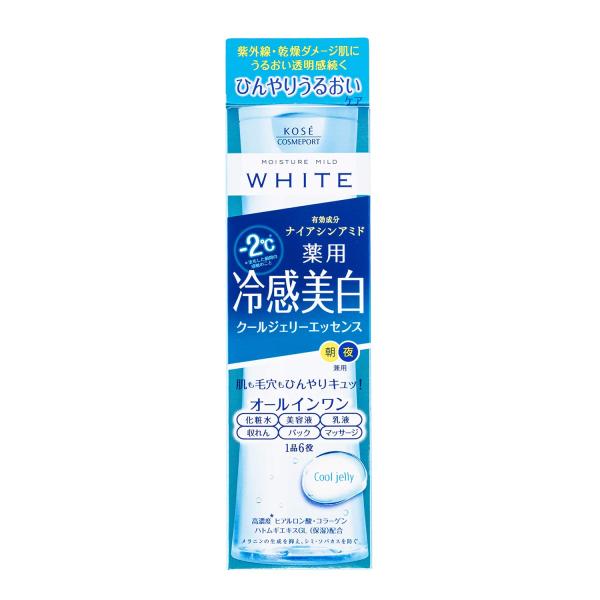 モイスチュアマイルド ホワイト クールジェリーエッセンス オールインワン 200mL マイナス2℃タッチ ナイアシンアミド配合 クール 美白 ジェリー