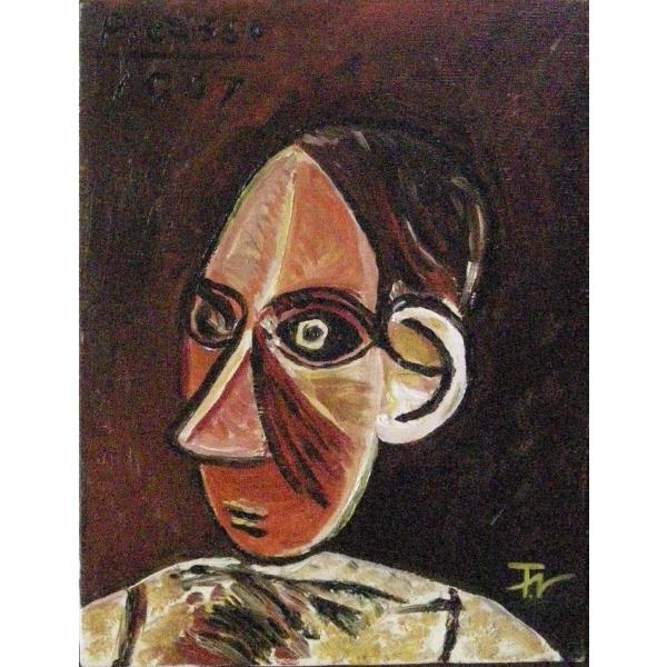 PICASSO 油絵アート PABLO PICASSO 28x20 in. ( 1941 ) Oil Painting on canvas