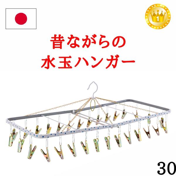 洗濯ハンガー ピンチハンガー 物干しハンガー  30ピンチ ステンレス より軽い スチール製  角ハンガー ジャンボD SP 日本製