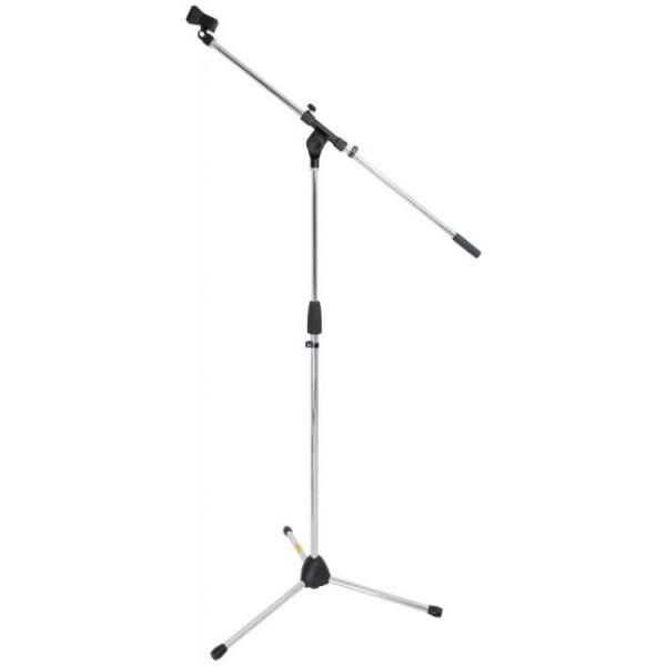 他サイト： KC ブームマイクスタンド ストレートタイプ兼用 MBCS-02 クローム (ソフトケース、クリップ型マイクホルダー付)の商品画像