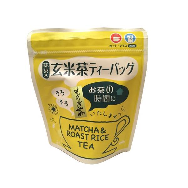 抹茶入り玄米茶ティーバッグ4ｇ×15個入　クリックポスト（全国一律250円）でお送り出来ます（3袋まで）
