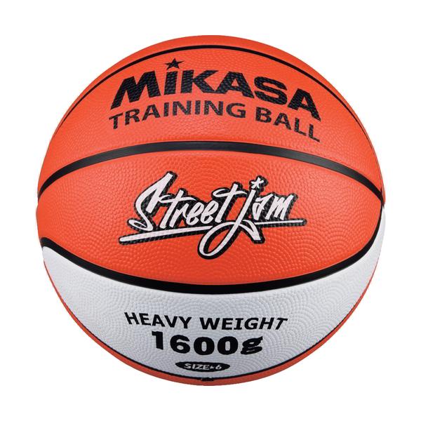 ミカサ MIKASA バスケットボール トレーニング 6号球 約1600g ゴム製 B6JMTR-O
