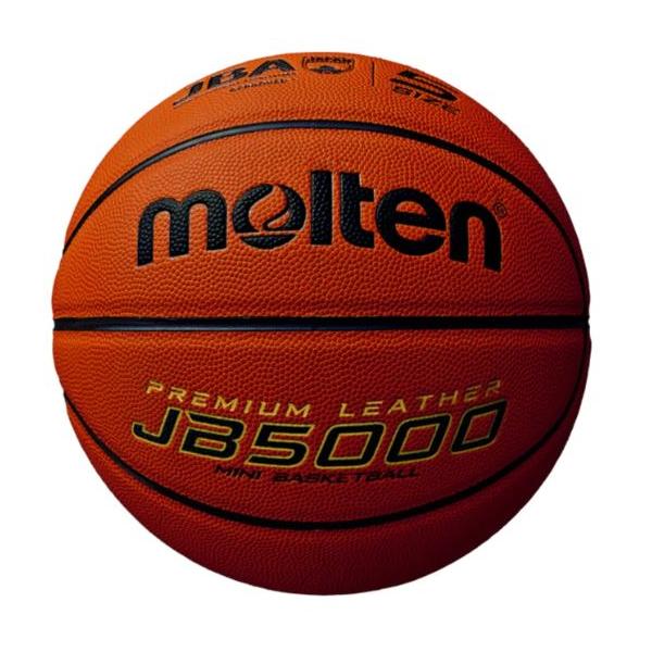 【ネーム加工可】モルテン molten ミニバスケットボール JB5000 5号球 貼り・人工皮革 検定球 B5C5000
