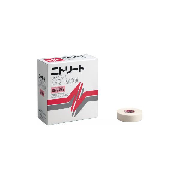 ニトリート テーピング ホワイトテープ コットンバンテージ 19mm 16個入 CB19 CB-19