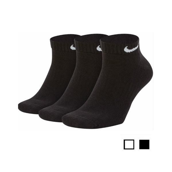 【メール便発送】NIKE 　ナイキ３Ｐ　エブリデイ　クッション　ロー ソックス　メンズ　レディース　ジュニア　通学　通勤　3足組　正規品　SX7670