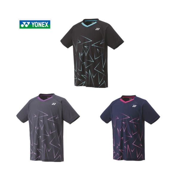 【メール便発送】ヨネックス UNI　ゲームシャツ 半袖　試合　男女兼用　UVカット　吸汗速乾　制電  テニス　バドミントン　バドミントン協会審査合格品　10673