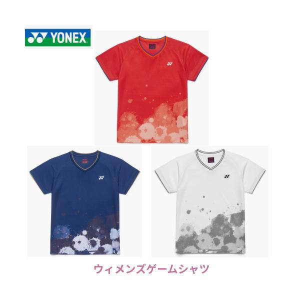【メール便発送】YONEX ヨネック スレディース　ゲームシャツ　テニス　バドミントン　試合　女性　バドミントン協会審査合格品 20985