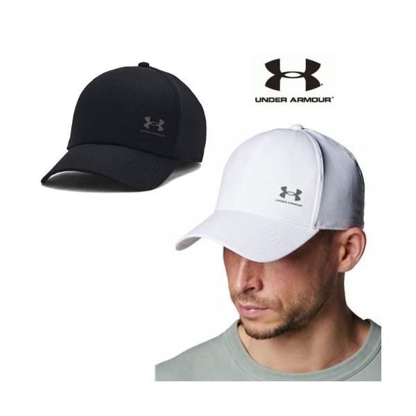 【メール便発送】アンダーアーマー メンズ UAアイソチル アーマーベント アジャスタブル　キャップ　帽子　 UNDER ARMOUR　1383440