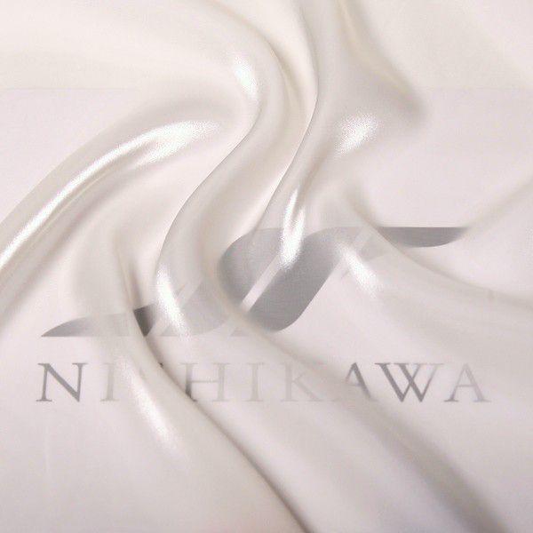 カチオンステンレスサテン Mr4141 色番号1 アイボリー 生地 ワンピース ドレス素材 薄地サテン Mr4141 1 Nishikawa 通販 Yahoo ショッピング