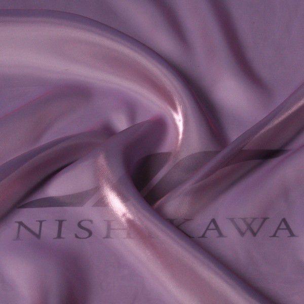 カチオンステンレスサテン Mr4141 色番号105 シャンブレーパープル 生地 ワンピース ドレス素材 薄地サテン Mr4141 105 Nishikawa 通販 Yahoo ショッピング