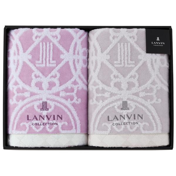 LANVIN COLLECTION タオルギフト バスタオル 2枚セット プルミエール