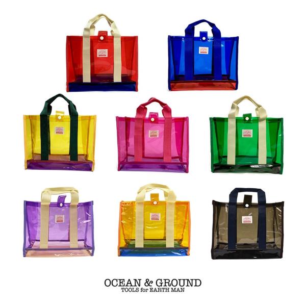 ■商品説明配色が絶妙な、トート型のビーチバッグ、定番のプールバッグは、クリアなパキットした色味の配色が夏らしい！PVC素材で、防水性に優れているので、濡れたプールタオル・水着を入れていただけます。スナップ釦が付いていて、きちんと閉めれるのも...