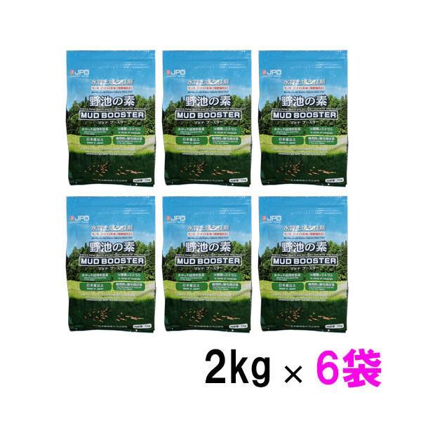 モンモリロナイト粘土粉末 日本動物薬品 野池の素 2kg入×6袋 □ 同梱 