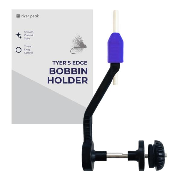 [商品情報]タイヤーズエッジボビンホルダーは、タイヤーの手元に「優位性（Edge）」をもたらすために設計された、精密コントロール型のボビンホルダーです。長時間のタイイングでも疲れにくい軽さと、指へのテクスチャードグリップで、微妙なテンション...