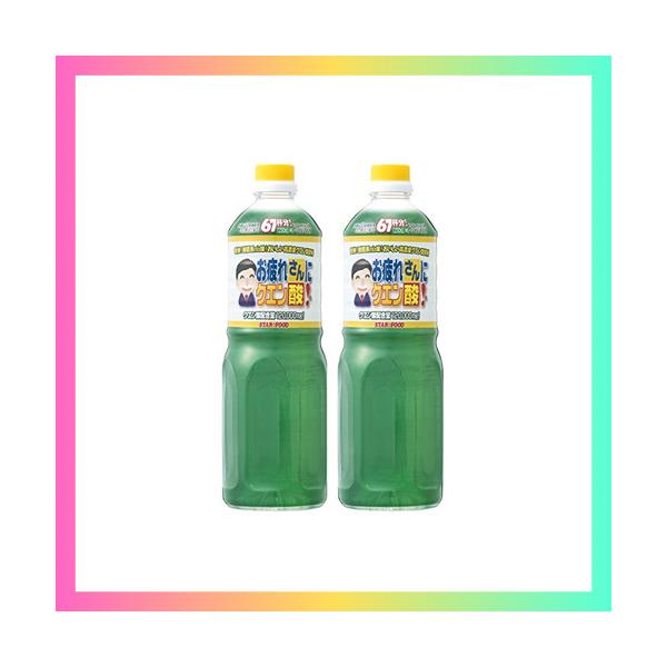 他サイト： スター食品工業 お疲れさんにクエン酸 1L 10倍希釈用×2本の商品画像