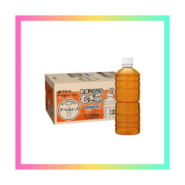 伊藤園 ラベルレス 健康ミネラルむぎ茶 600ml×24本