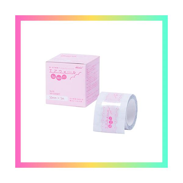 他サイト： skinix エアウォールふわり 50mm×5m 超ゼロ感覚 防水フィルムロール 透明 フィルムドレッシング ガーゼ の固定や 傷 絆創膏 の上の商品画像