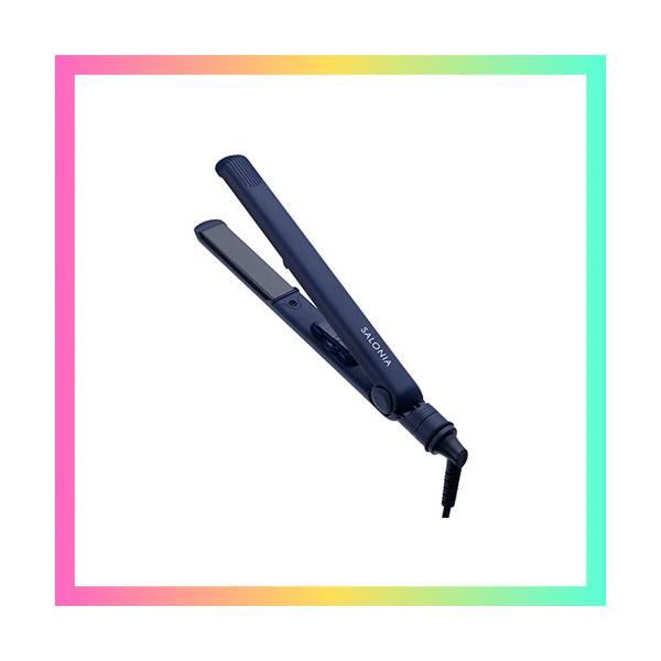 サロニア ストレートアイロン ヘアアイロン 24mm 耐熱ポーチ付