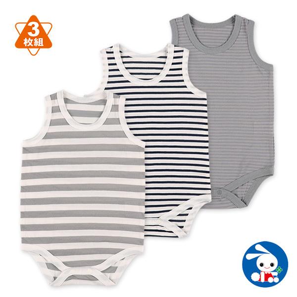 3枚組ノースリーブロンパース肌着 ボーダー 70cm 80cm 90cm 西松屋 Yahoo 店 通販 Yahoo ショッピング