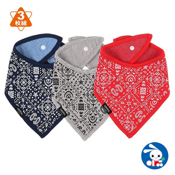 ベビー服 男の子 3枚組リバーシブルスタイ ペイズリー柄 赤ちゃん ベビー 新生児 乳児 幼児 子供服 おしゃれ 西松屋 Yahoo 店 通販 Yahoo ショッピング