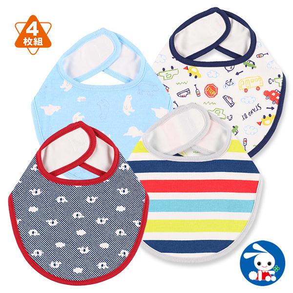 4枚組スタイ くま ボーダー 乗り物 ゾウ 西松屋 Yahoo 店 通販 Yahoo ショッピング