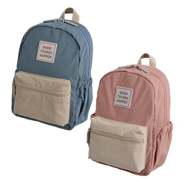 ニュアンスカラー配色リュック ブルー ピンク 西松屋 Yahoo 店 通販 Yahoo ショッピング