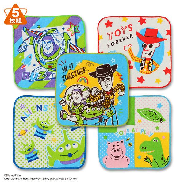 ディズニー トイストーリー 5枚組プチタオル 西松屋 Yahoo 店 通販 Yahoo ショッピング