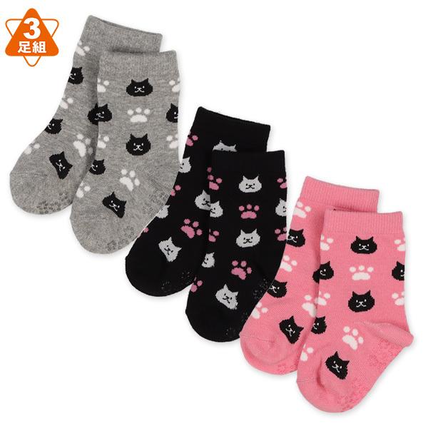 3足組ベビークルーソックス 猫総柄 9 14cm 13 16cm 西松屋 Yahoo 店 通販 Yahoo ショッピング