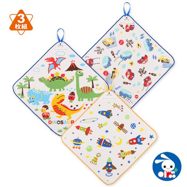 3枚組ループ付きタオル くるま 宇宙 恐竜 西松屋 Yahoo 店 通販 Yahoo ショッピング